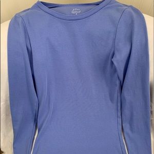 J Crew Perfect Fit Crew Neck Worn 1x Purple 💜❤️💜